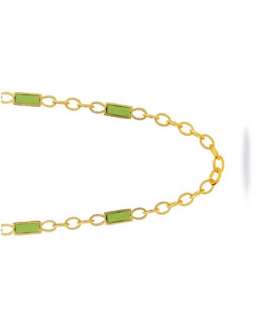 Ebru Jewelry Metallic Versatile Glow Cat Eye Long Necklace