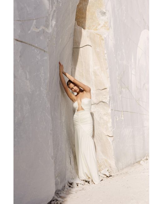 Nayades the Label White Neutrals Coco De Terre Skirt Avorio