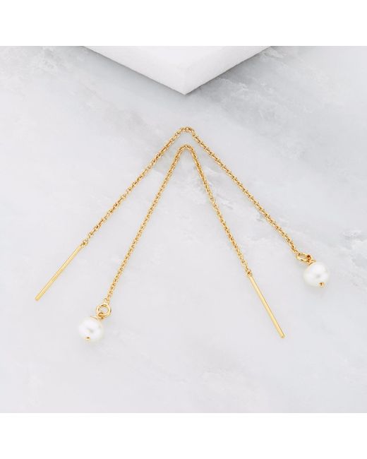 Lily & Roo Metallic Solid Gold Diamond Huggie Hoop Earrings