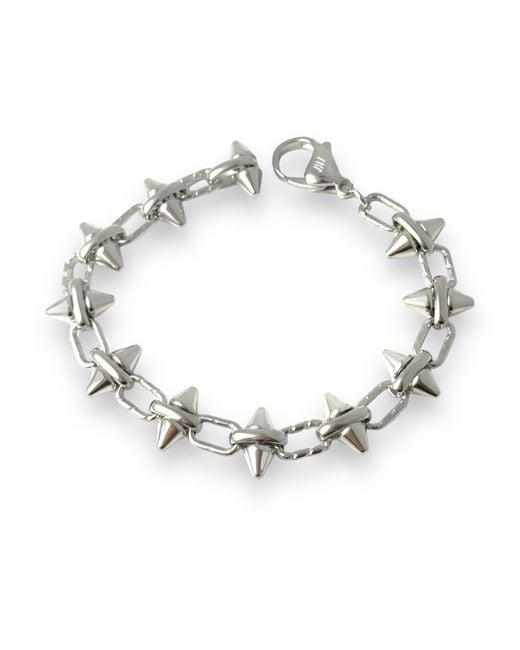 Jagged Halo Jewelry Metallic Barbie Chain Bracelet