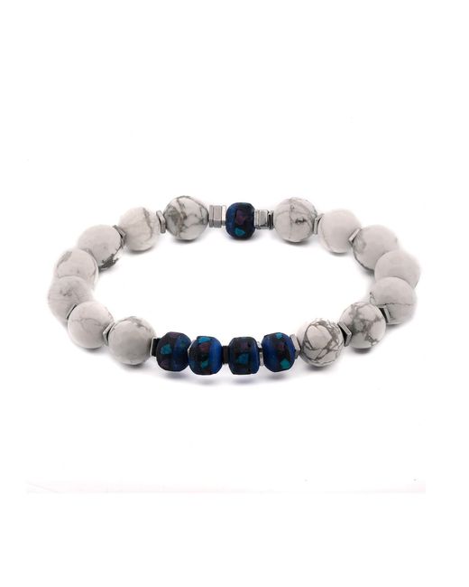 Ebru Jewelry Metallic Spiritual Beaded & Energy Bracelet for men