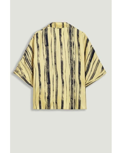 Nocturne Metallic Printed Short Sleeve Shirt