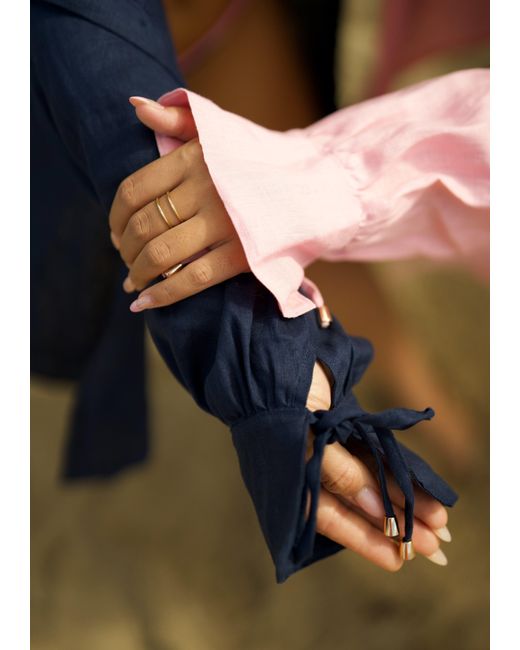Lessea Blue Linen Cloud