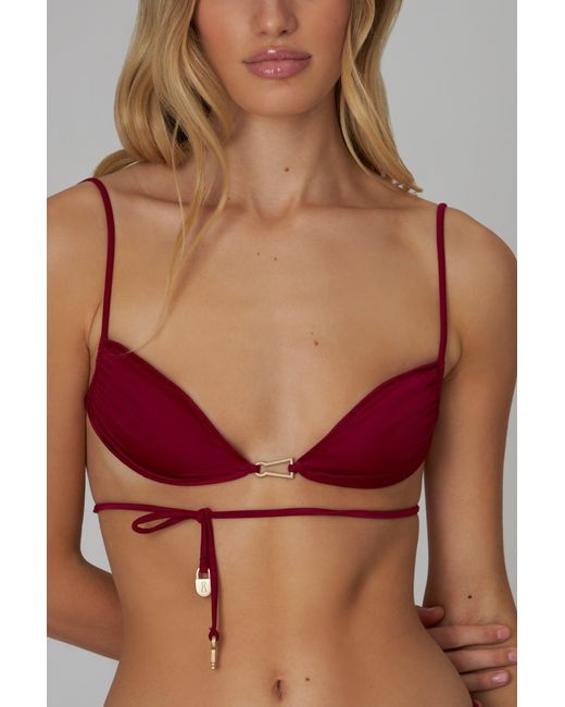 Bianca Resortwear Red India Bikini Top