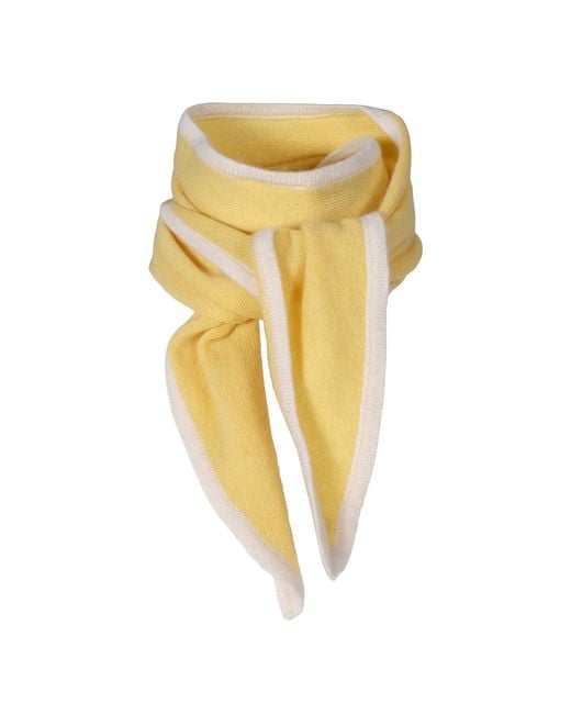 tirillm Yellow Ayla Small Neck Scarf