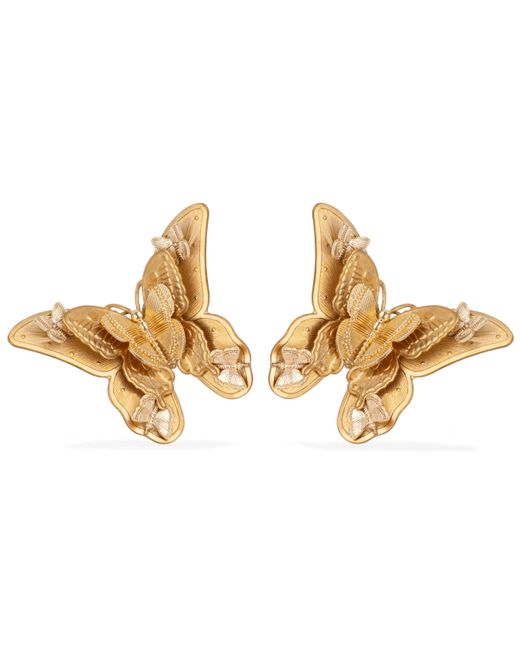 Pats Jewelry Metallic En Butterfly Earring
