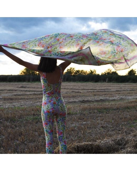Klements Multicolor Silk Scarf
