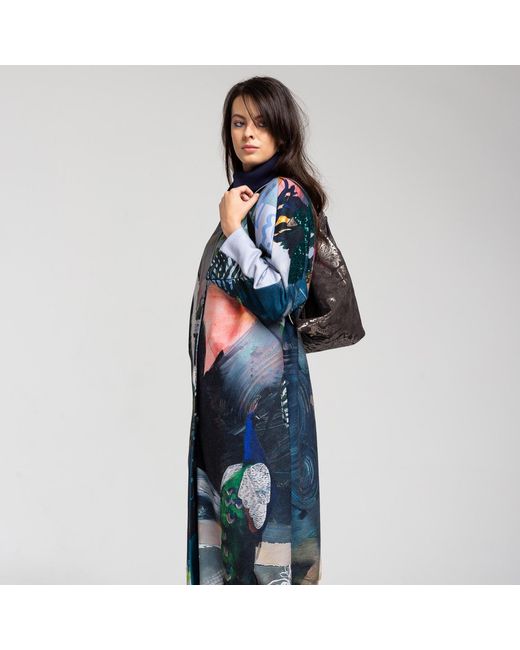 ARTISTA Blue Forest Maxi Coat