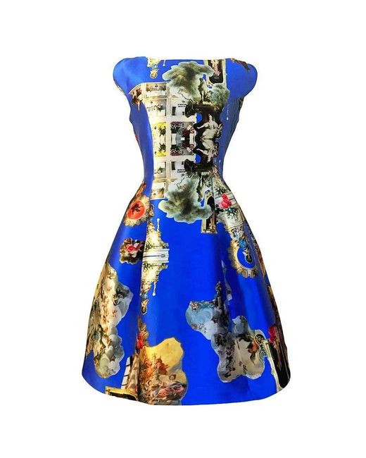 Maxjenny Blue Midi Dress C