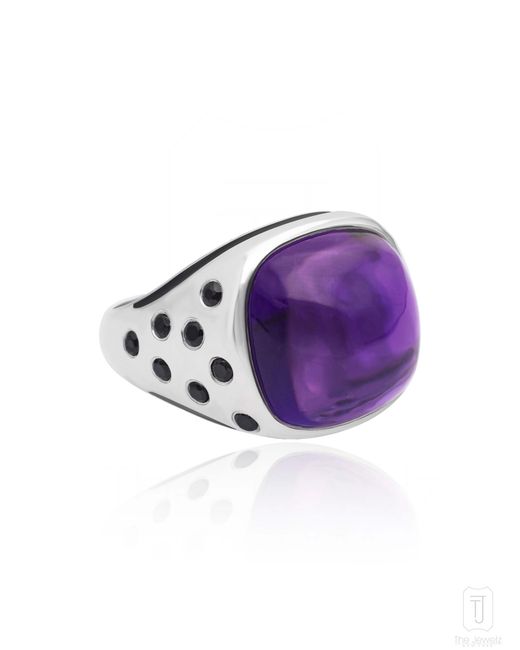 The Jewelz Purple Royal Eclipse' African Amethyst Ring