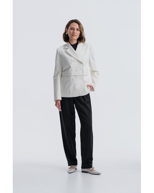 Baltér White Pantelleria Lait Blazer