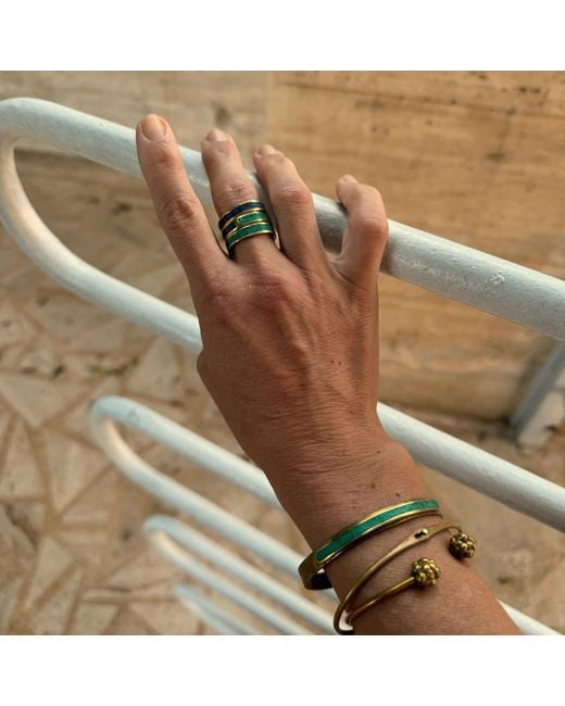 Zeworks Metallic Kaa Tana Ring