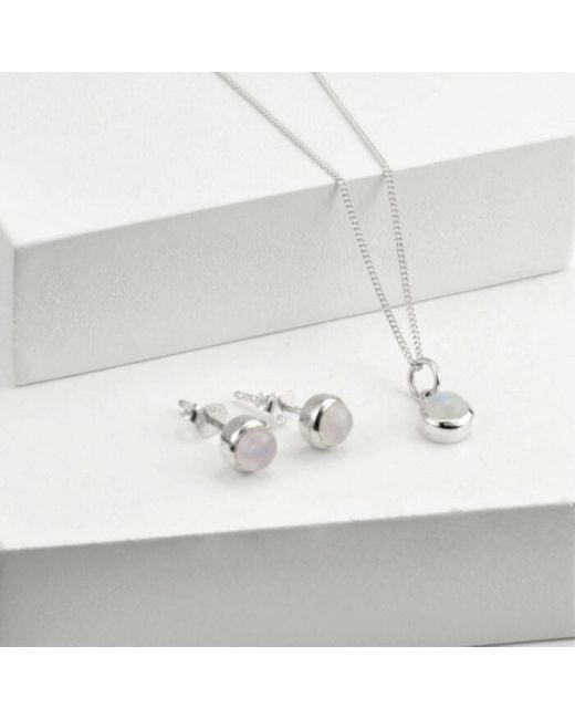 The Jewellery Store London White June Birthstone Jewellery Set