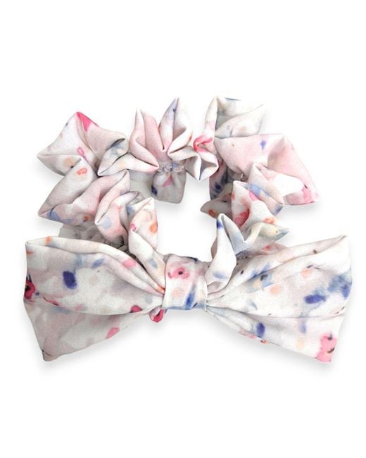 Kathy C Vang Pink Serena Scrunchie