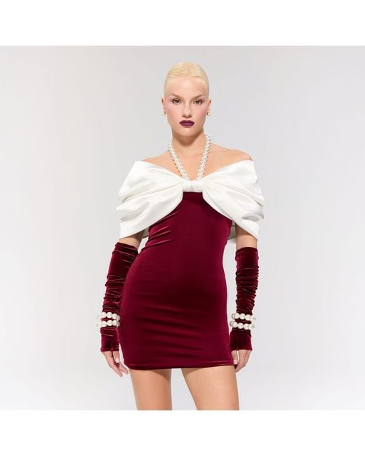 Nur Karaata Red Lady Of Thrones Mini Dress