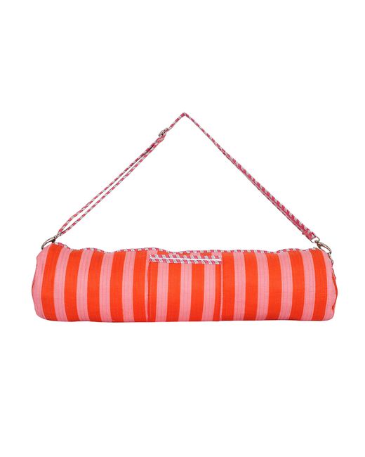 Conscious Yoga Collective Green The Striped Cotton Yoga Bag