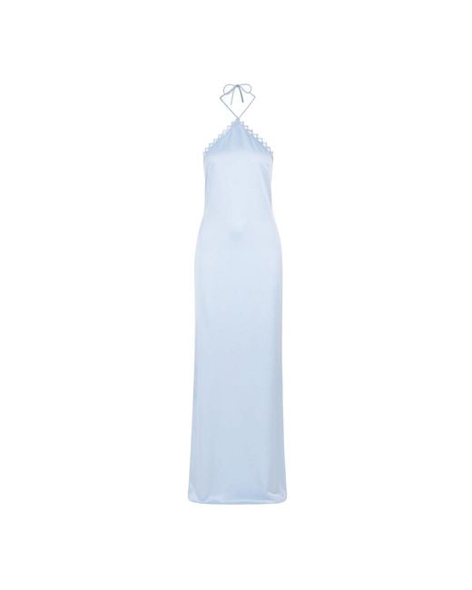 Yelda Alatekin Blue Daphne Baby Maxi Dress