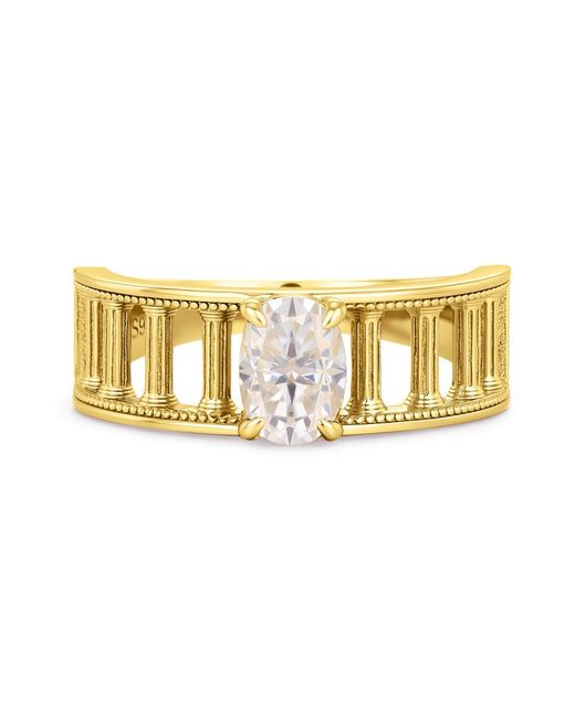 Azura Jewelry New York Metallic Ring Of The Parthenon Sunrise Version Vermeil