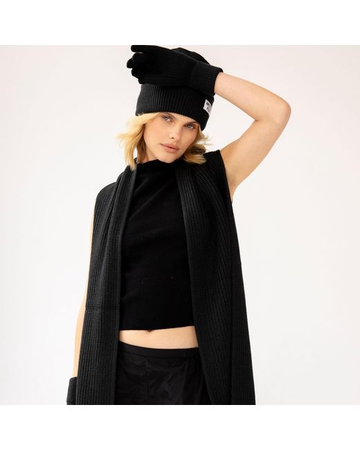 Arctic Fox & Co. Black Recycled Bottle Scarf