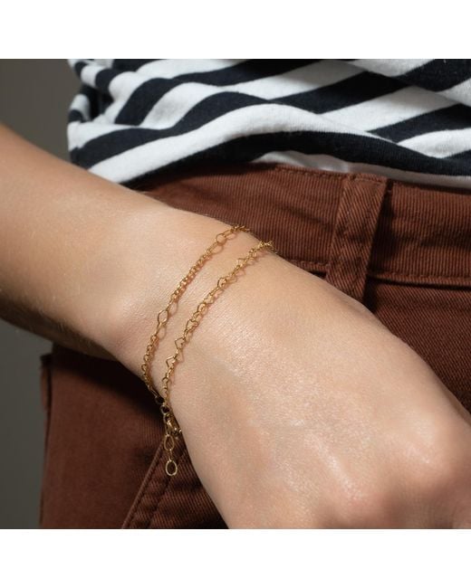Kate Koel Metallic Heart Bracelet