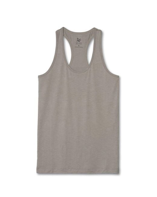 On/Off Essentials Gray Bamboo Scoop Neck Tank