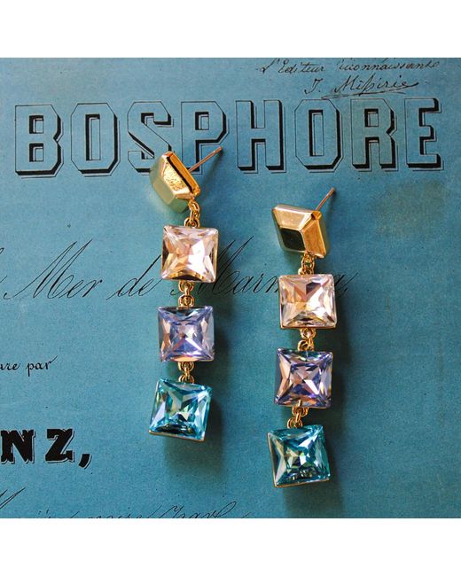 1610Istanbul White Bosphorus Palace Earrings