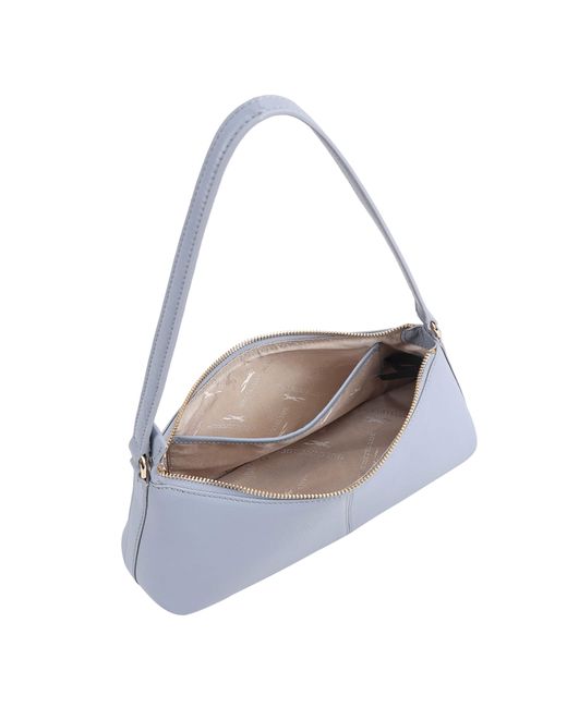 Paul Costelloe Purple Zoey Leather Shoulder Bag