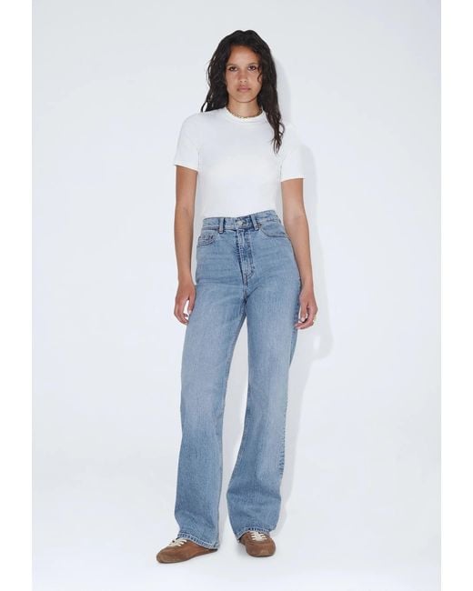 Dr. Denim Blue Echo High Straight