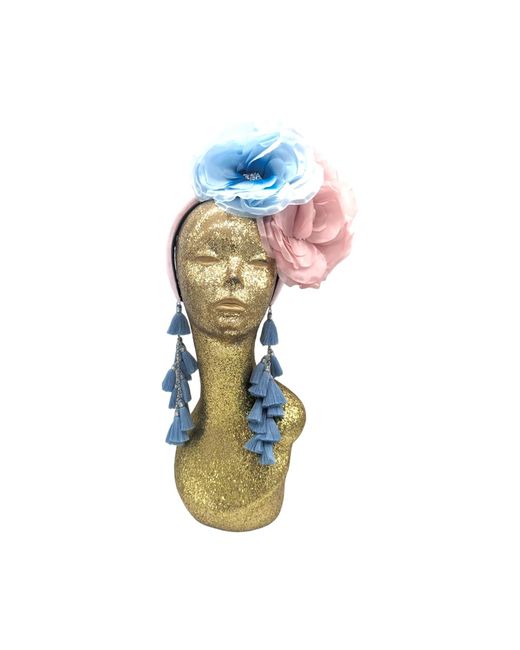 Julia Clancey Blue Fondant Fancy Chacha Ice Flower Band