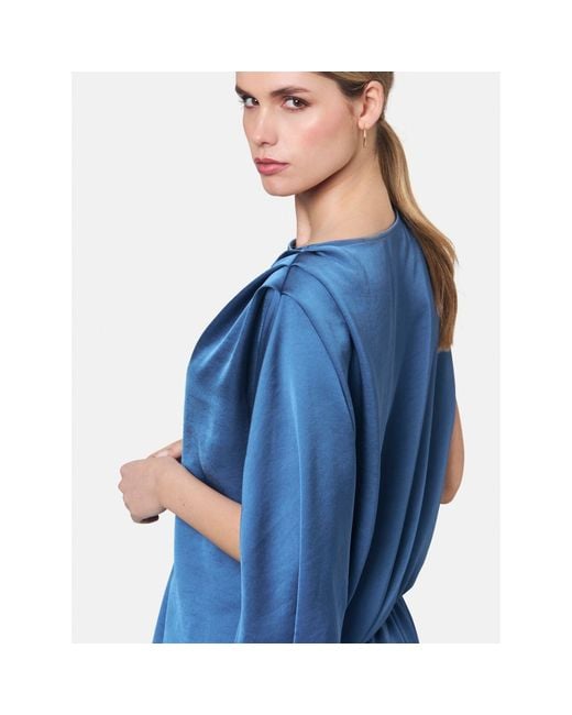 Helen Mcalinden Blue Berna Storm Blouse