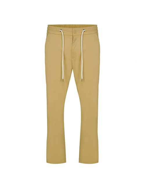 DAVID WEJ Yellow Paco Loose Fit Chinos for men