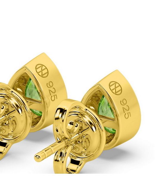 Onia Metallic Peridot Pear Studs