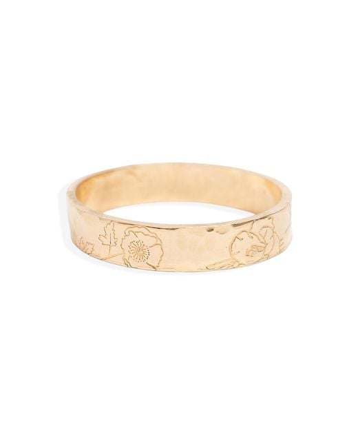 Kate Koel Natural August Birth Flower Ring