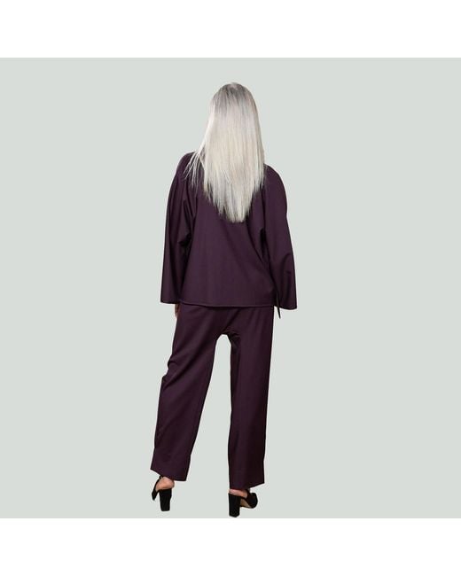 MOE Red Plum/Rose Wool Jacket Reversible