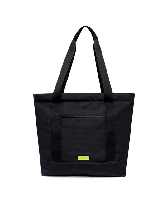 Lefrik Black Strata Tote Bag Lime Vandra