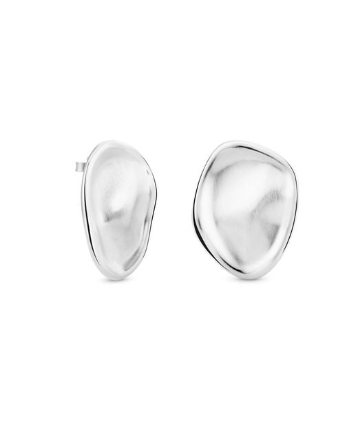Joidart Metallic Large-Plated Earrings Cala