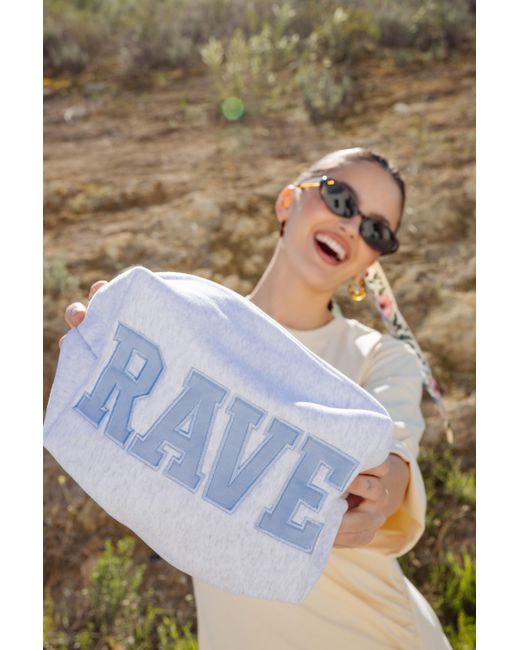 Rave on Trend Gray Rave Pouch