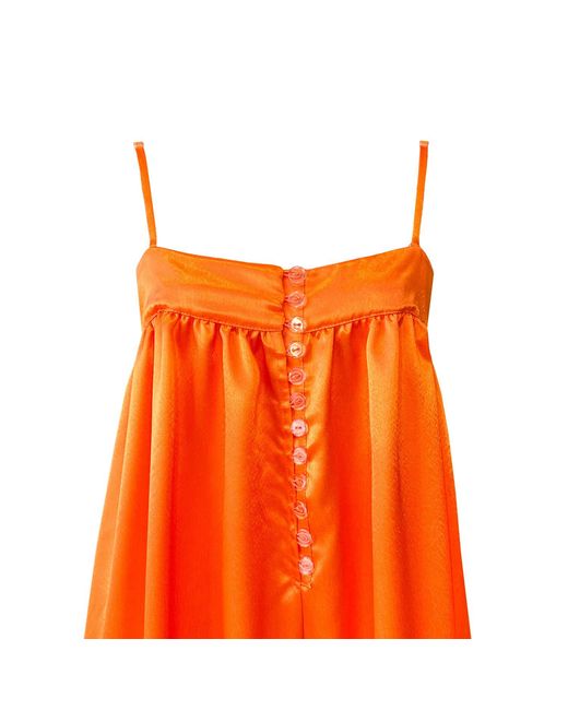 Blaise London Orange The Tawny Jumpsuit