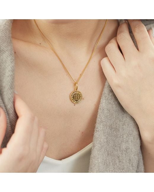 Katie Mullally Metallic American Coin Necklace