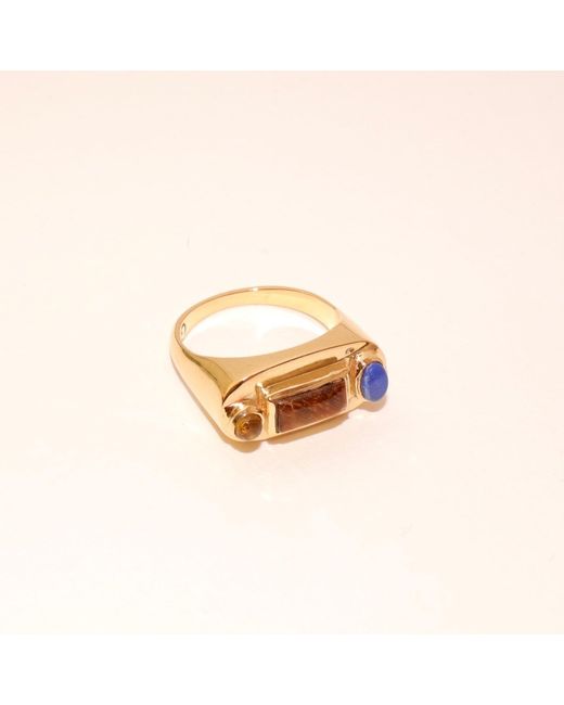 Gem Island Metallic Solis Ring