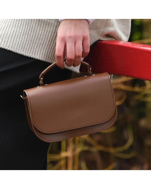 Zatchels Brown Aura Handmade Leather Bag