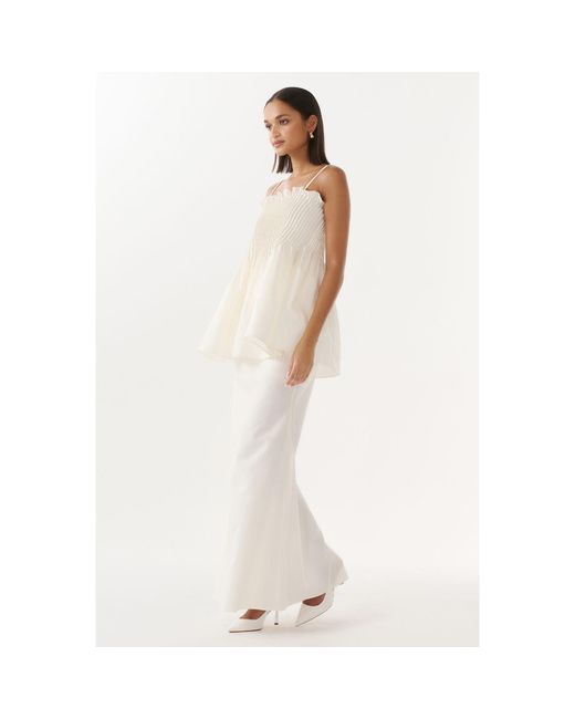 Justin Tong White Ivory Top