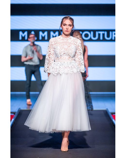 Mammu Couture Natural Peplum Blouse Aurora
