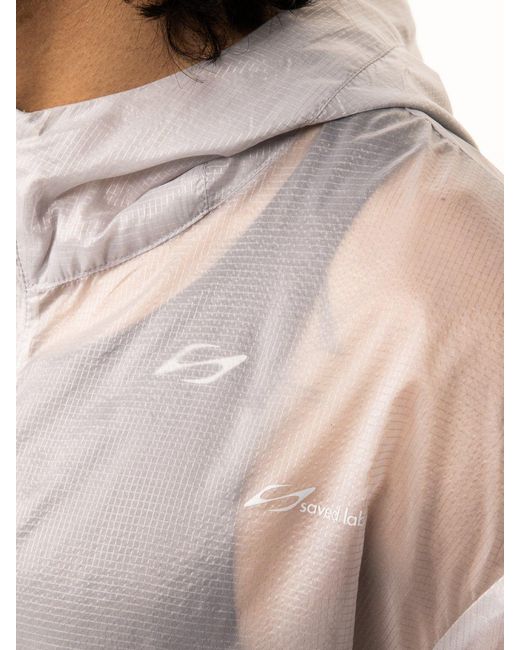 Saved Lab Gray Ultralight Windbreaker for men