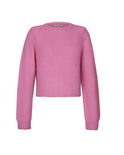 Anse Victorin Pink Elaine Cashmere Pullover