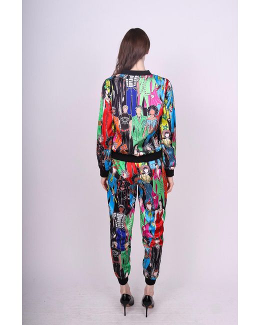 Any Old Iron Blue Printed Heroes Bomber Jacket