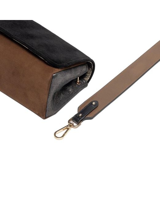 L2R THE LABEL Black Paola Shoulder Bag