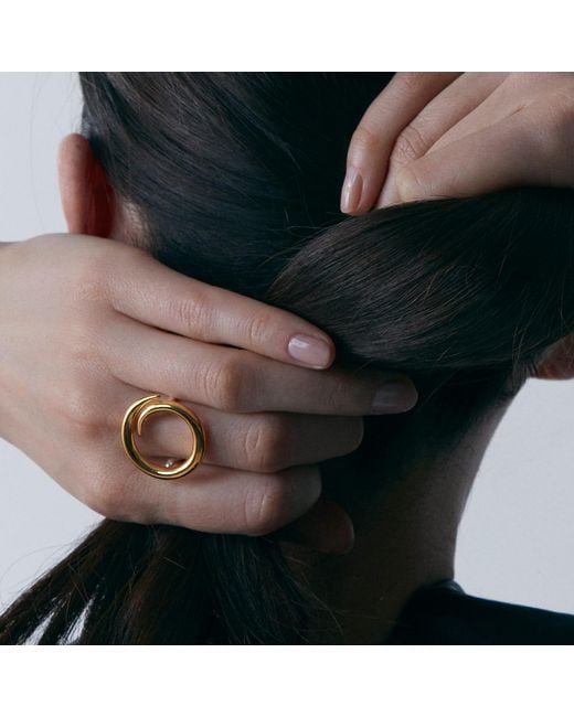 Dinny Hall Metallic Toro Mixed Metal Ring