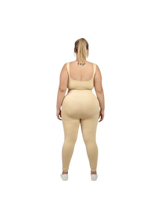 Bellaria Brown Cabernet Sculpt Sports Bra- Cream