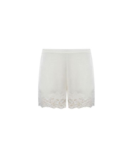 Bocan Couture White Georgia Off Cami And Short Set